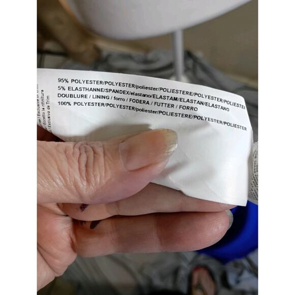 Joseph Ribkoff Dress Blue Laced Up Front Office To Night Out Classic Sz 14 - Picture 9 of 9